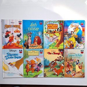Disney Classics Hard Cover Books Set of 8